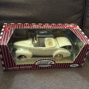 1940 Ford Deluxe Coupe Limited Edition Gearbox Collectible Pedal Car Brand New